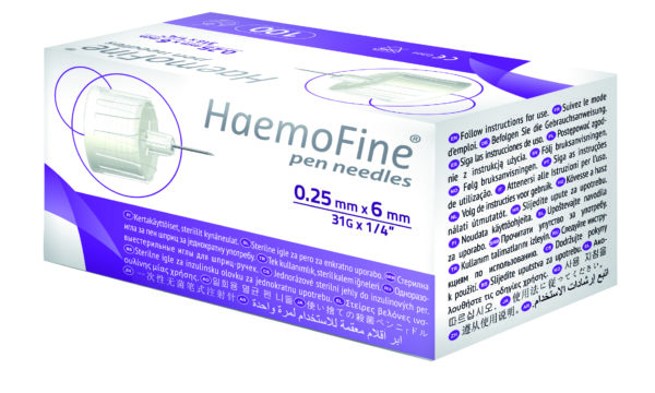 HaemoFine-insuliinikynäneula 31G x 6 mm