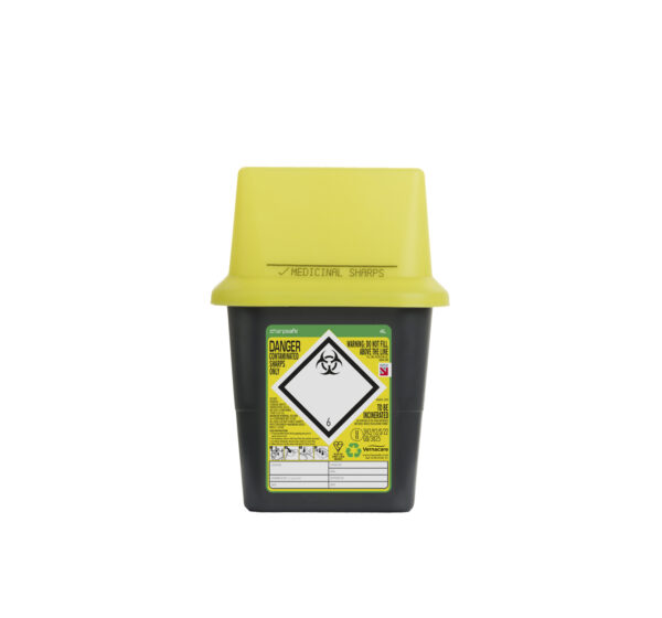 Sharpsafe-riskijäteastia, 4 l
