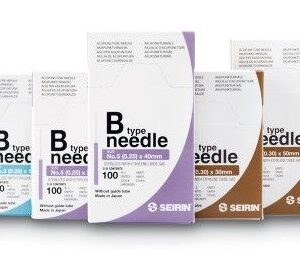 Seirin akuneula tyyppi B muovikahvalla