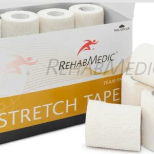 Stretch tape valkoinen 7,5cm x 4,6m 16kpl
