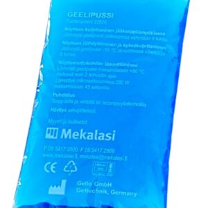 Geelipussi, 130x75x10 mm, suomenkielinen painatus