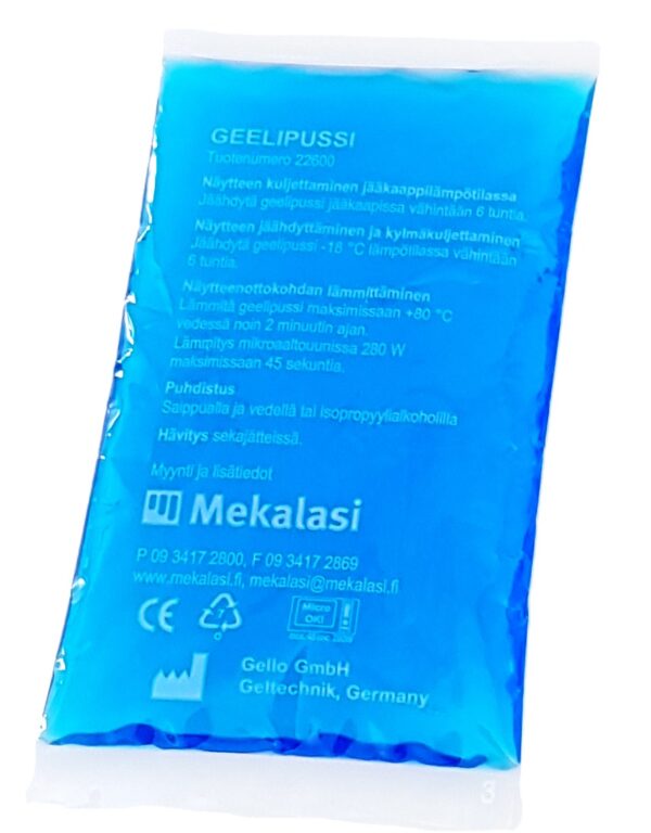 Geelipussi, 130x75x10 mm, suomenkielinen painatus