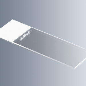 Objektilasi Unimark, 76 x 26 mm, valkoinen kirjoitusalue