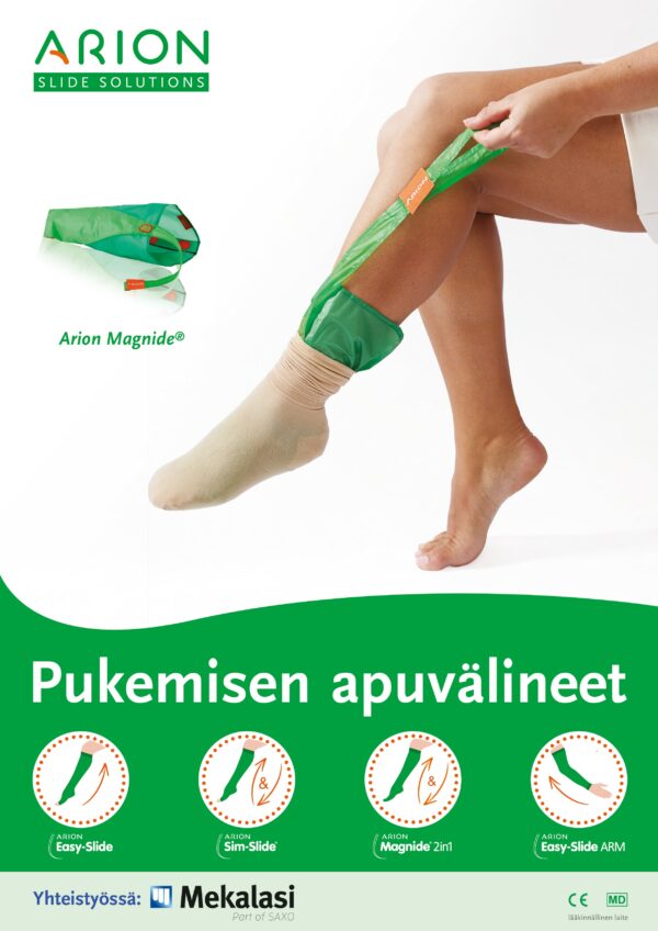 Arion-ikkunatarra pukemisen apuvälineet