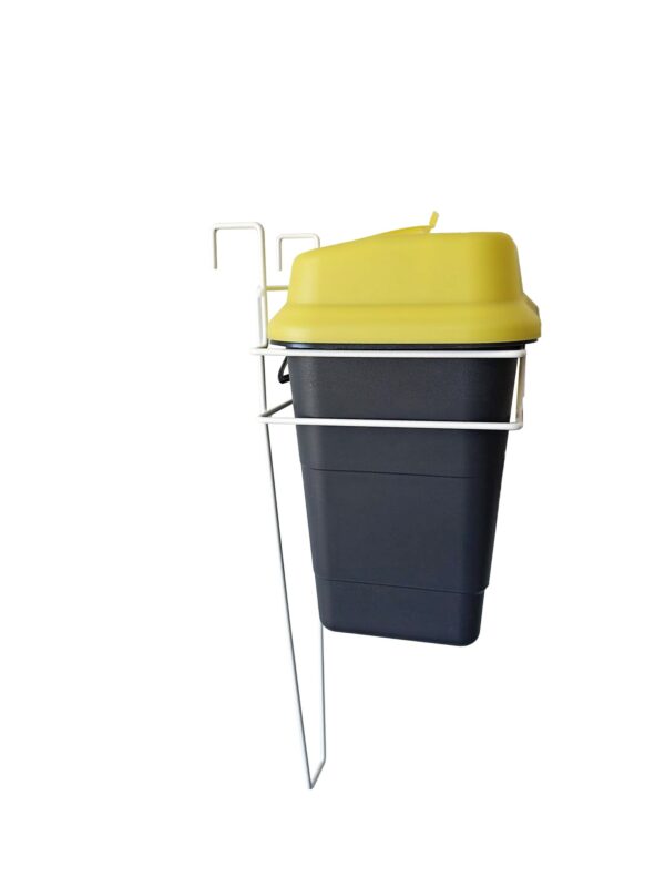 Lankateline kärryyn, 5 ja 7 l Sharpsafe-astialle, pitkä tuki