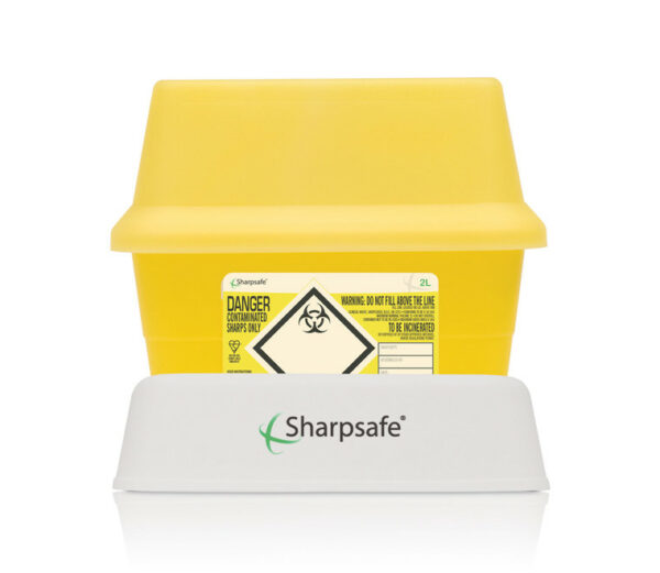 Sharpsafe-jalka, 2 & 3 l astialle
