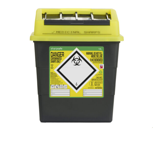 Sharpsafe-riskijäteastia, 13 l