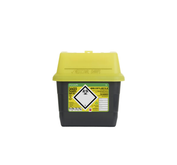 Sharpsafe-riskijäteastia, 3 l