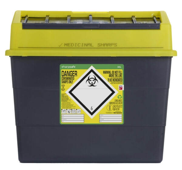 Sharpsafe-riskijäteastia, 30 l