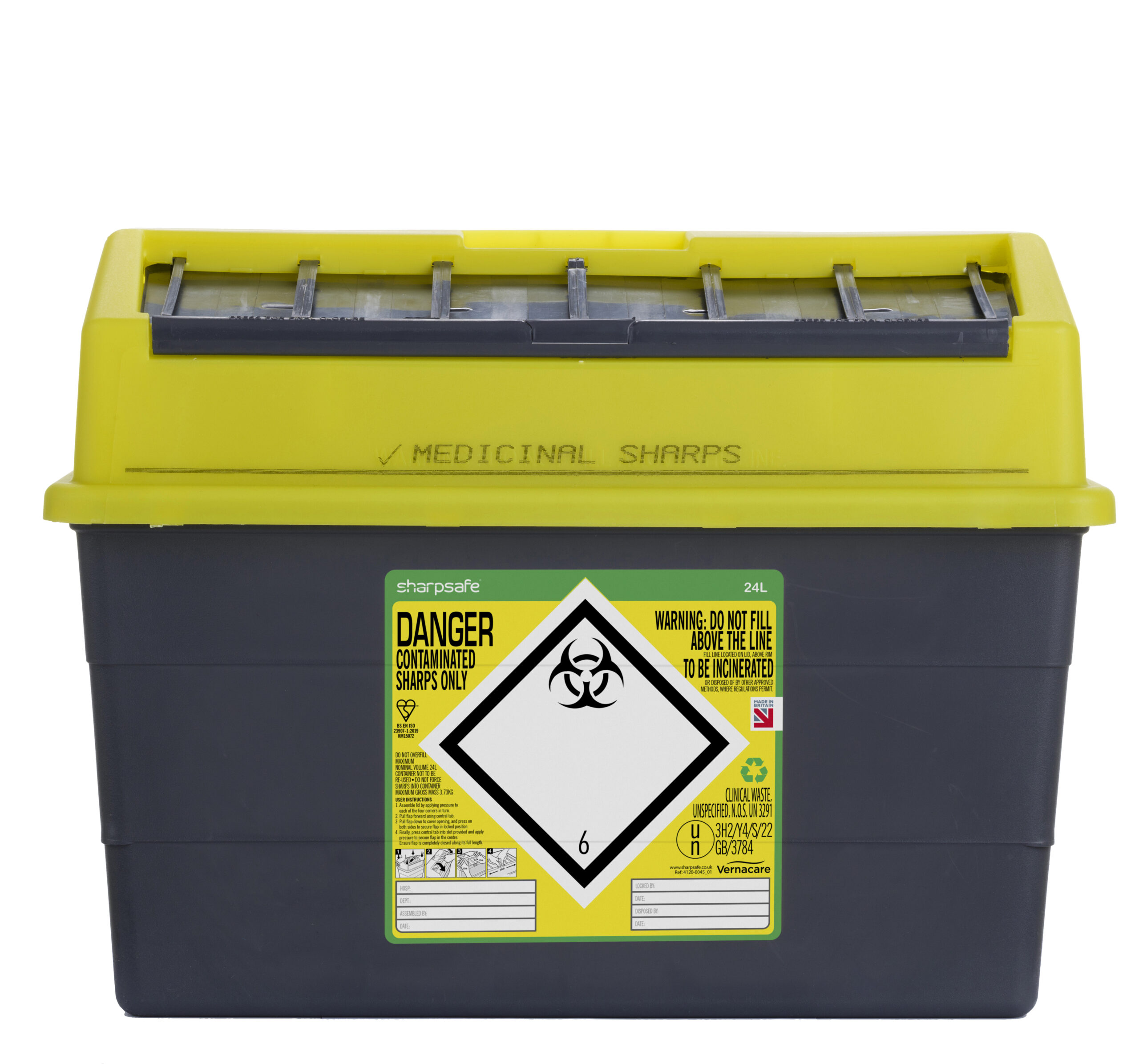 Sharpsafe-riskijäteastia, 24 l
