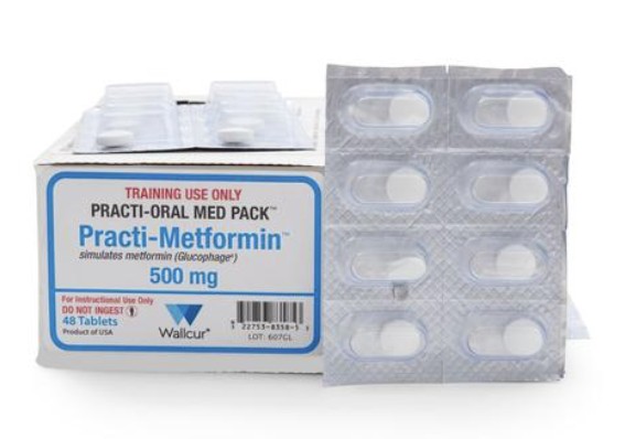 Practi-Metformin 500mg harjoituslääke