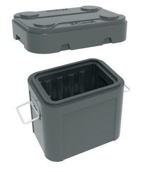 Kuljetuslaukku, musta, EPP, 12 l
