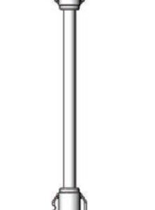 Jatkoletku 76cm, 1000 psi/ 69 bar, naaras-uros luer lock