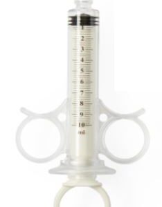 Varjoaineruisku 10 ml, sormiote, ei-rotatoiva