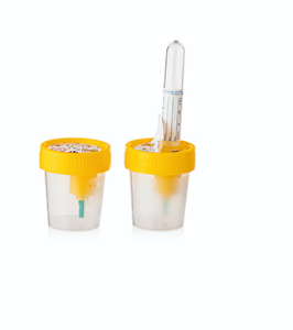 VacuAptaca virtsanäytepurkki 60 ml, steriili, yksittäispakattu