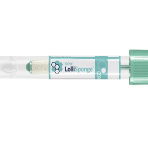 Lollisponge™ sylkinäytteenottotikku putkessa